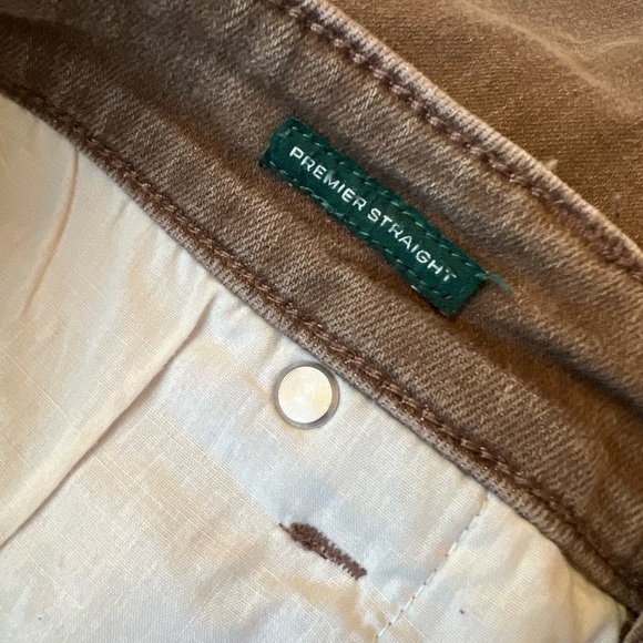 Lauren Ralph Lauren Jeans Premier Straight Brown Size 8 Women's - Picture 4 of 6